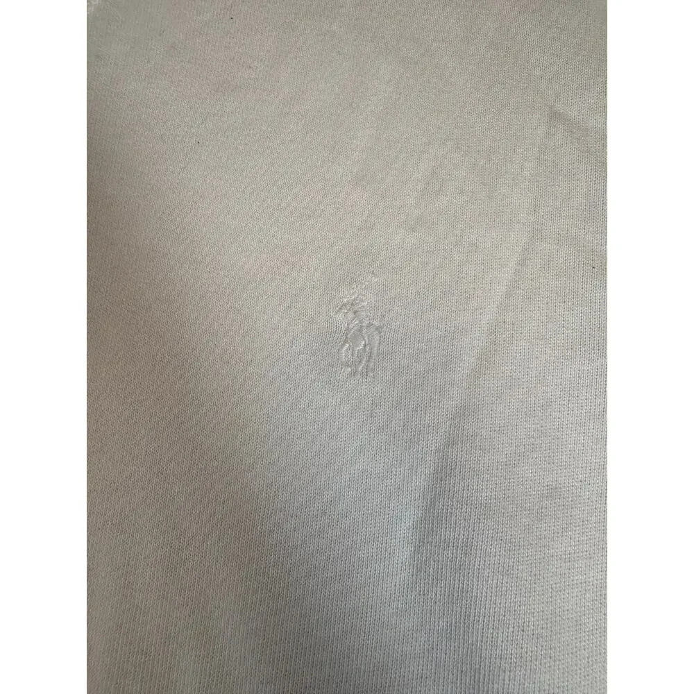 VINTAGE Polo Ralph Lauren Sweatshirt Mens Pony Pullover Crewneck Large Single V - Picture 5 of 6